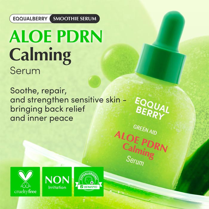 EQQUALBERRY BERRY ALOE PDRN CALMING SERUM 30 ML