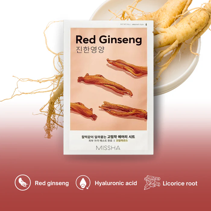 MARY & MAY VEGAN COLLAGEN RED GINSENG MASK