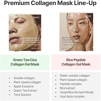 NACIFIC GREEN TEA CICA COLLAGEN GEL MAKS