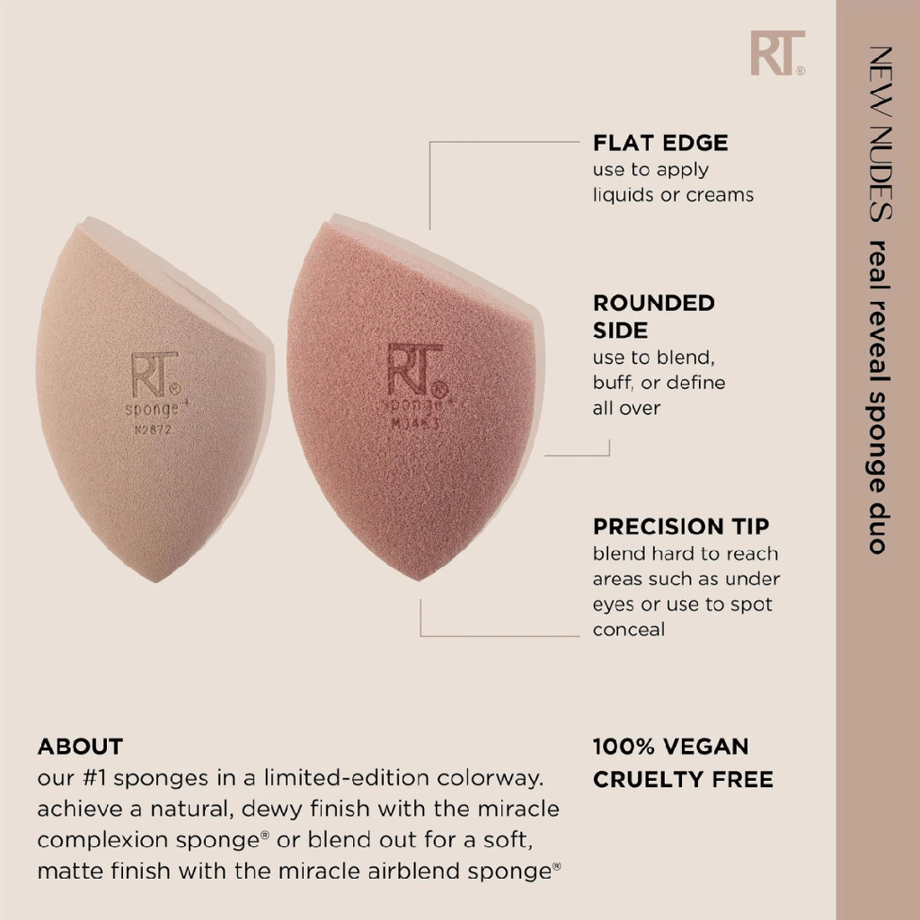 RT REAL REVEAL SPONGE DUO KIT - 2 PCS 