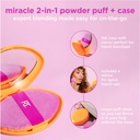RT MIRACLE 2 IN 1 POWDER PUFF + CASE