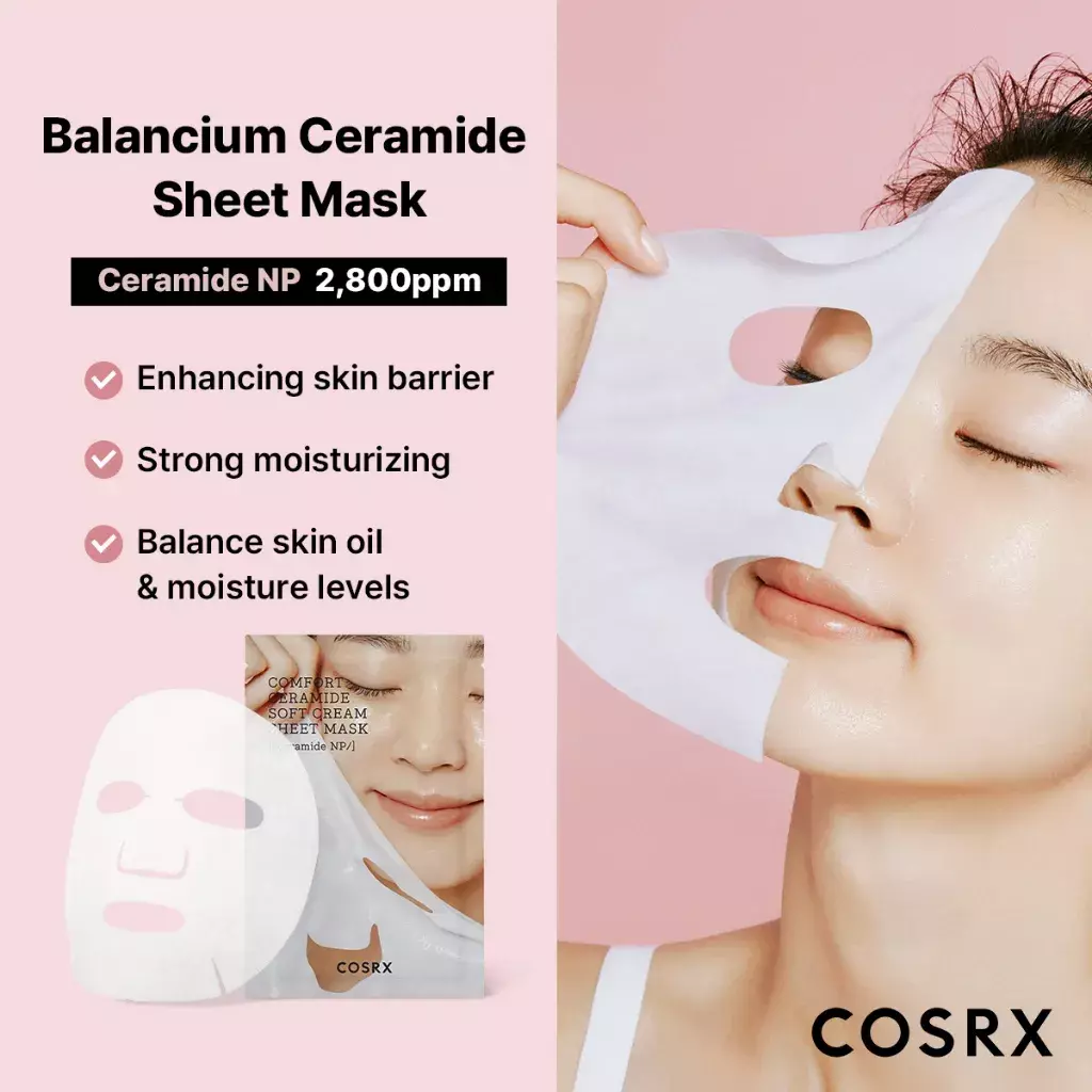 COSRX COMFORT CERAMIDE SOFT CREAM SHEET MASK