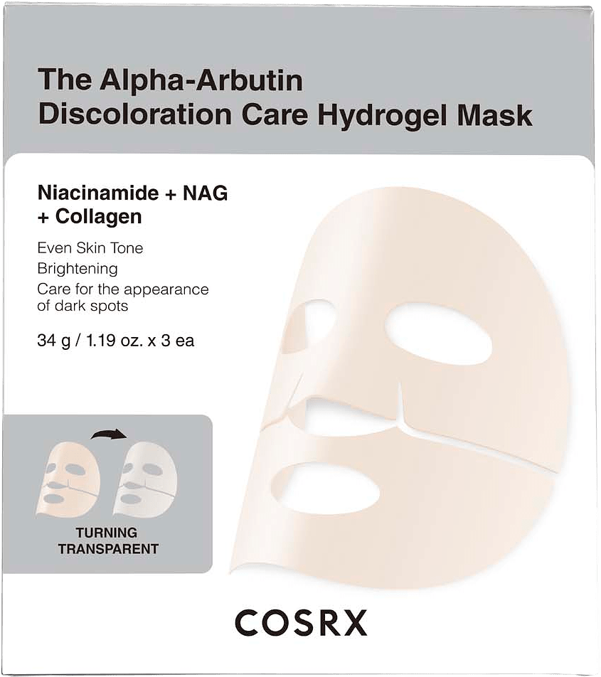 COSRX THE ALPHA ARBUTIN DISCOLORATION CARE HYDROGEL MASK