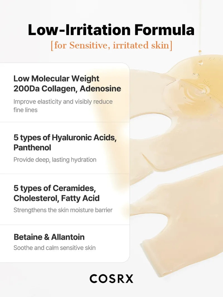 COSRX THE ALPHA ARBUTIN DISCOLORATION CARE HYDROGEL MASK