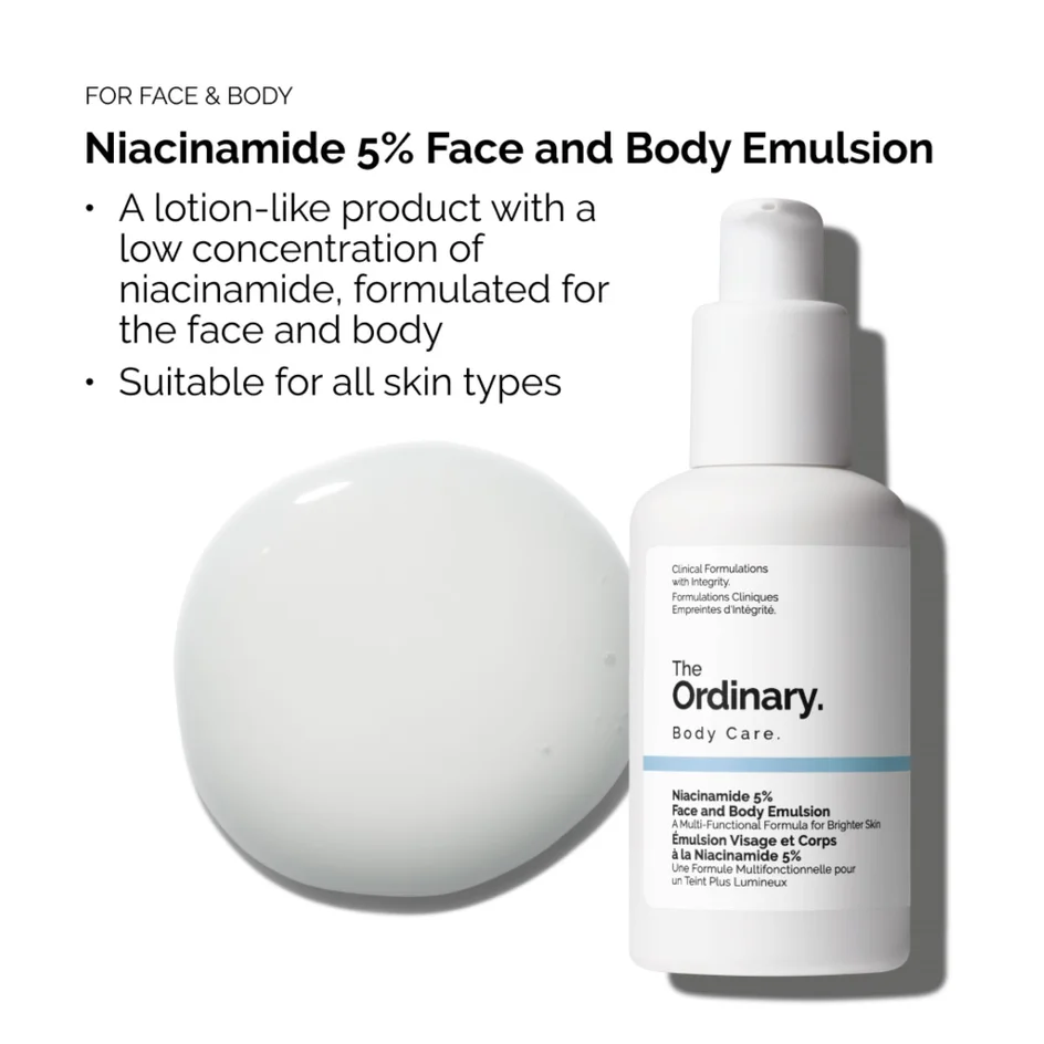 THE ORDINARY Niacinamide 5% Face & Body Emulsion 100 ml