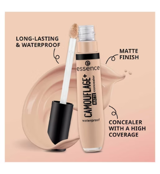 ESSENCE CAMOUFLAGE + MATTE CONCEALER 
