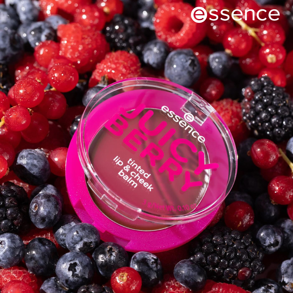 ESSENCE JUICY BERRY LIP & CHEEK BALM