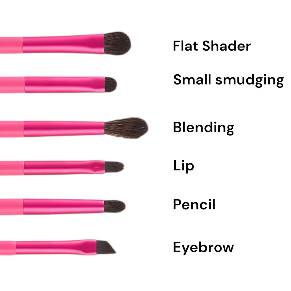 ROYAL COSMETICS HOT PINK - 11 PCS BRUSH SET