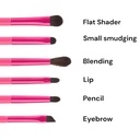 ROYAL COSMETICS HOT PINK - 11 PCS BRUSH SET