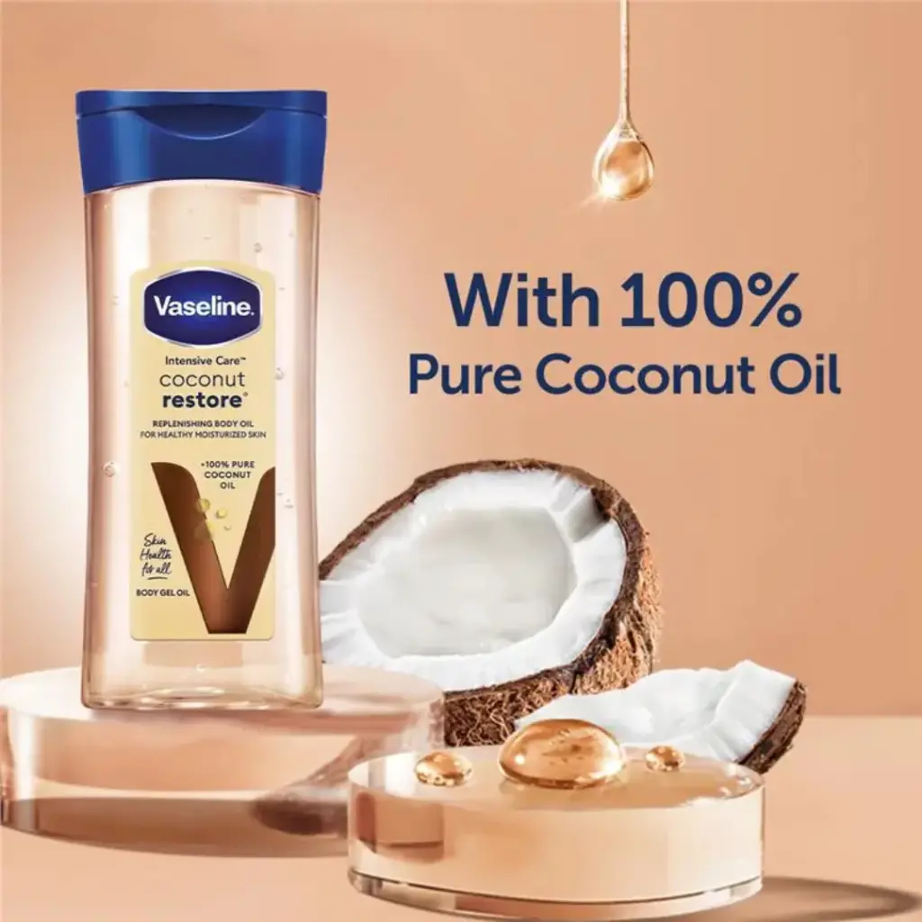 VASELINE COCONUT RESTORE OIL 200 ML