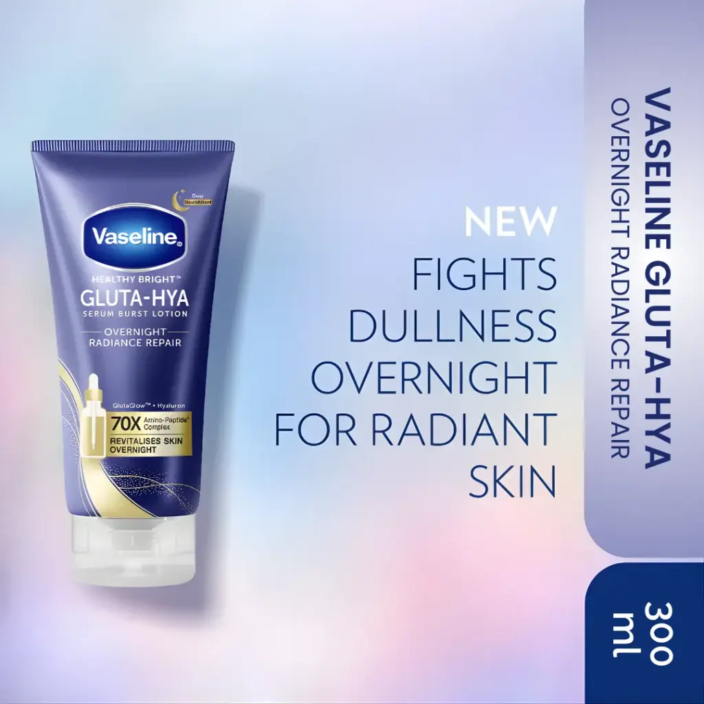 VASELINE GLUTA-HYA OVERNIGHT RADIANCE REPAIR 