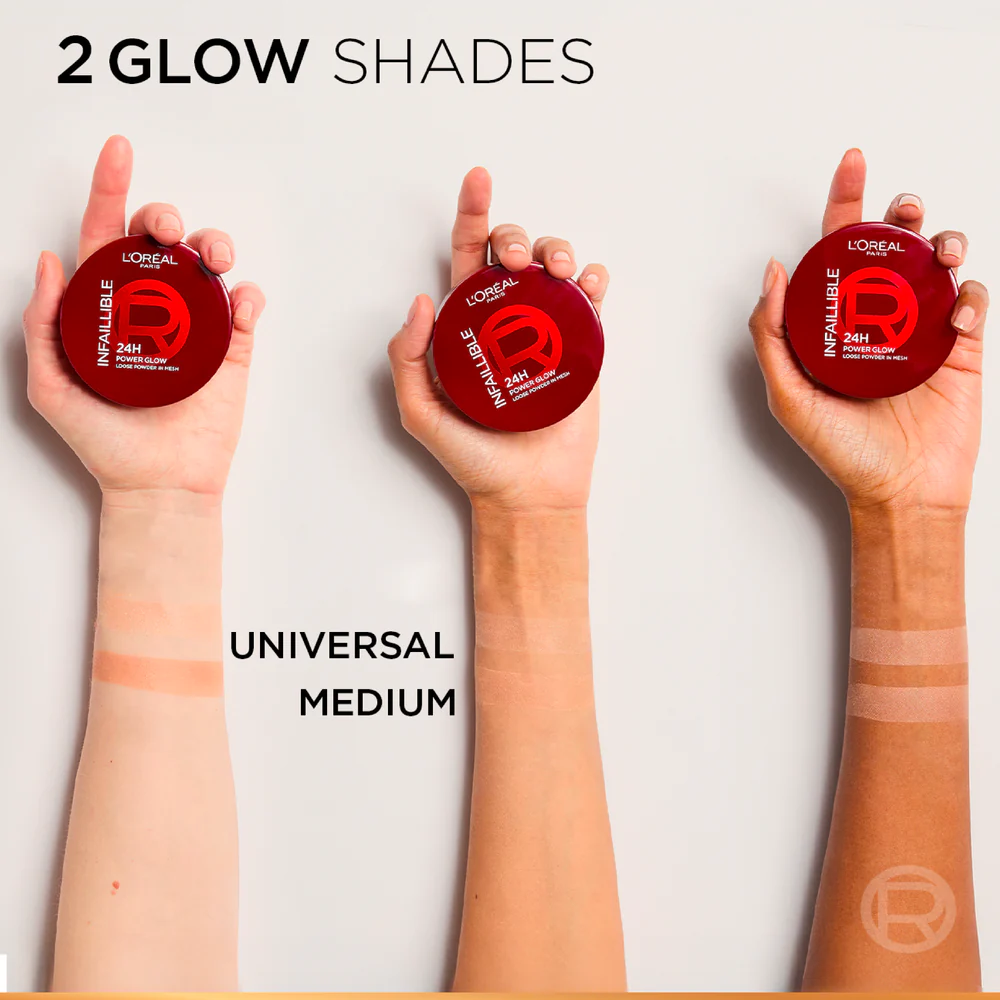 L'OREAL INFALLIBLE 24HR POWER GLOW LOOSE POWDER 