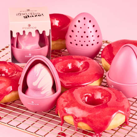 ESSENCE GET THE GLAZE MAKE UP SPONGE & CASE 01 