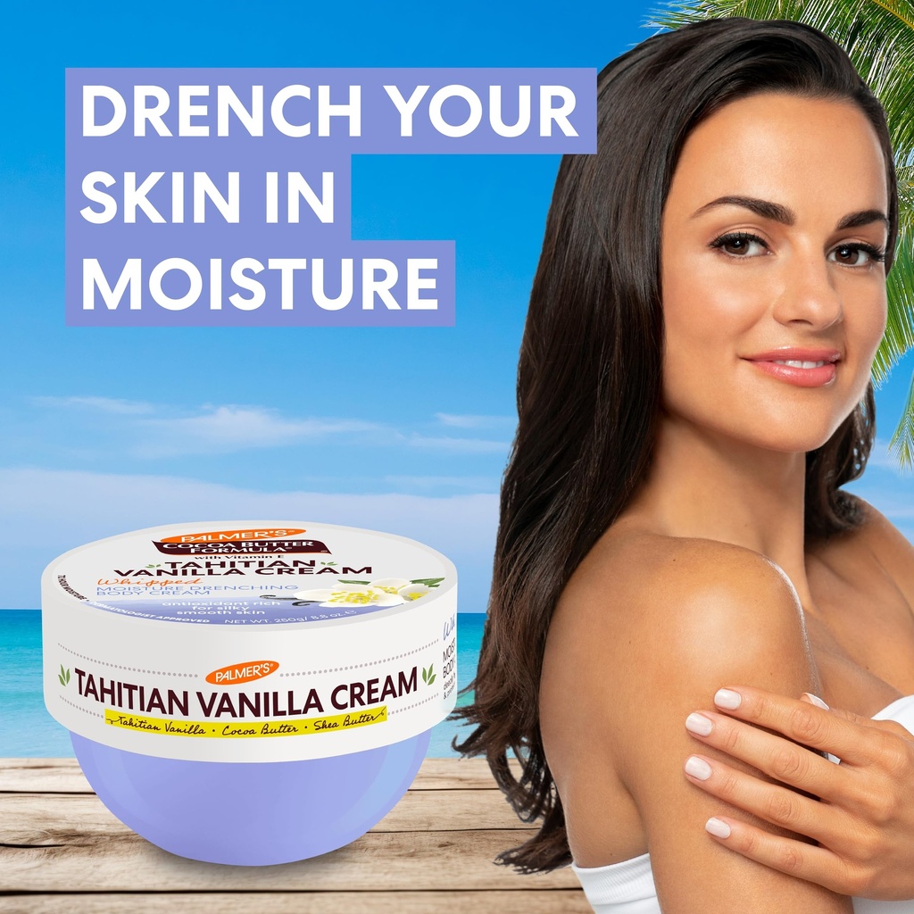 PALMER'S TAHITIAN VANILLA CREAM WHIPPED BODY CREAM  250 GR