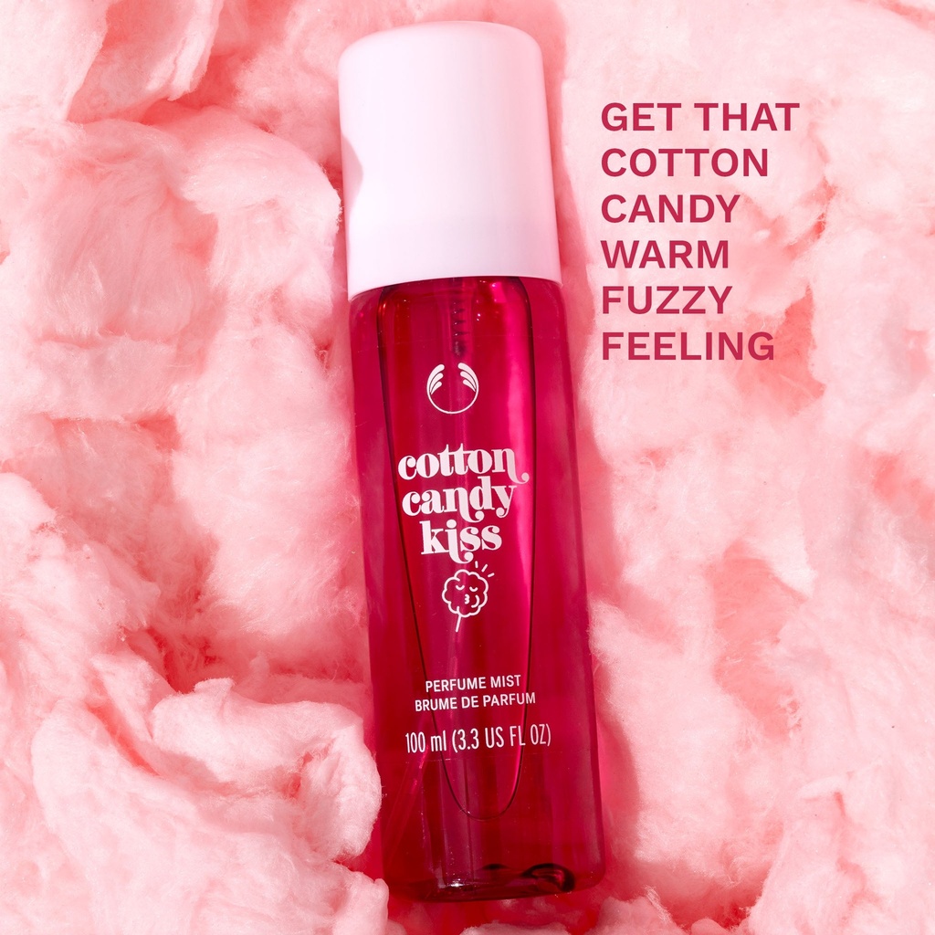 THE BODY SHOP THE COTTON CANDY KISS PERFUME MIST 100 ML