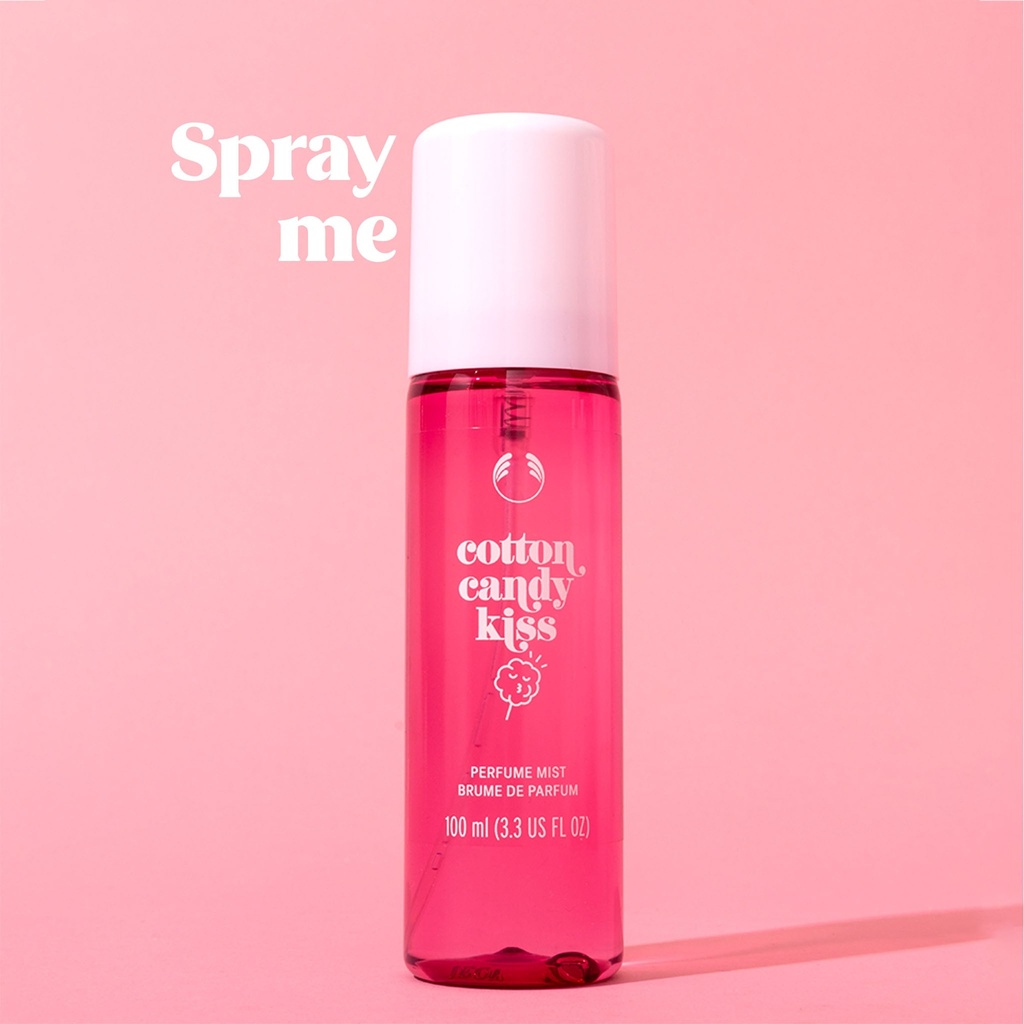 THE BODY SHOP THE COTTON CANDY KISS PERFUME MIST 100 ML
