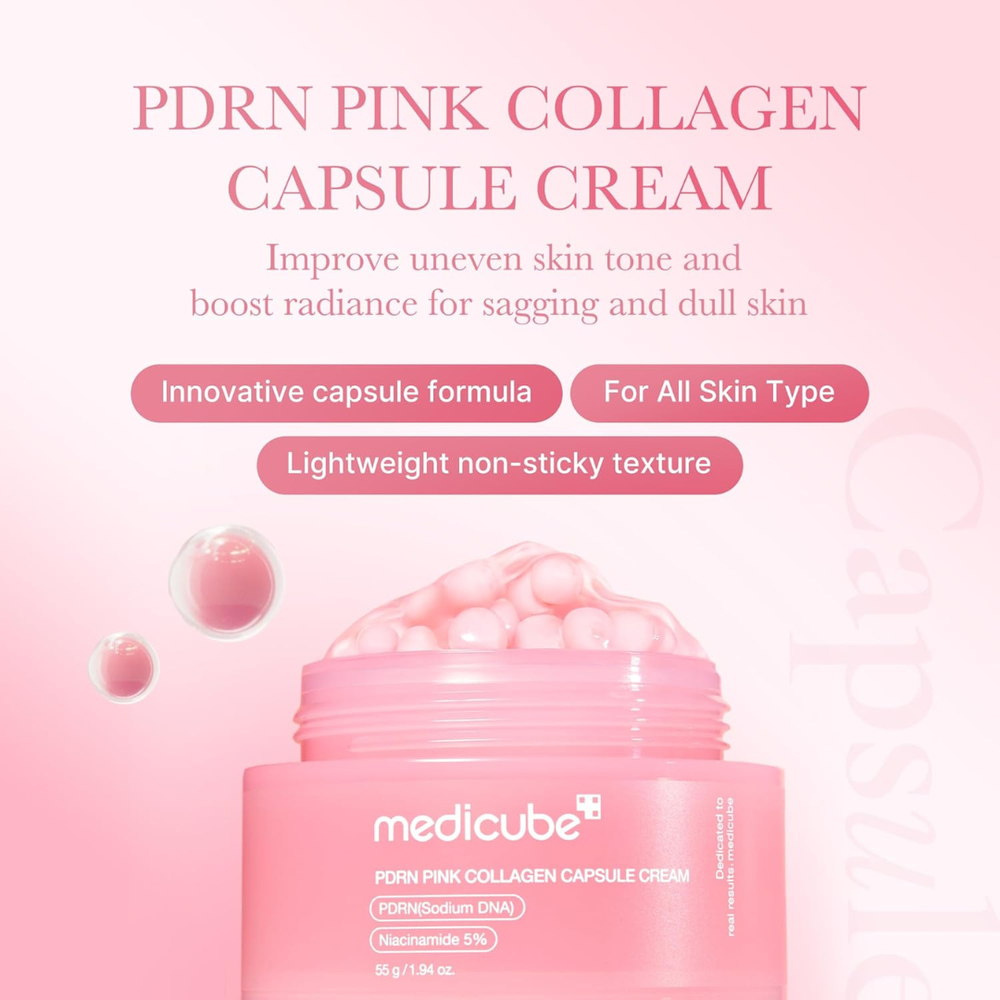 MEDICUBE PDRN PINK COLLAGEN CAPSULE CREAM 55 GR