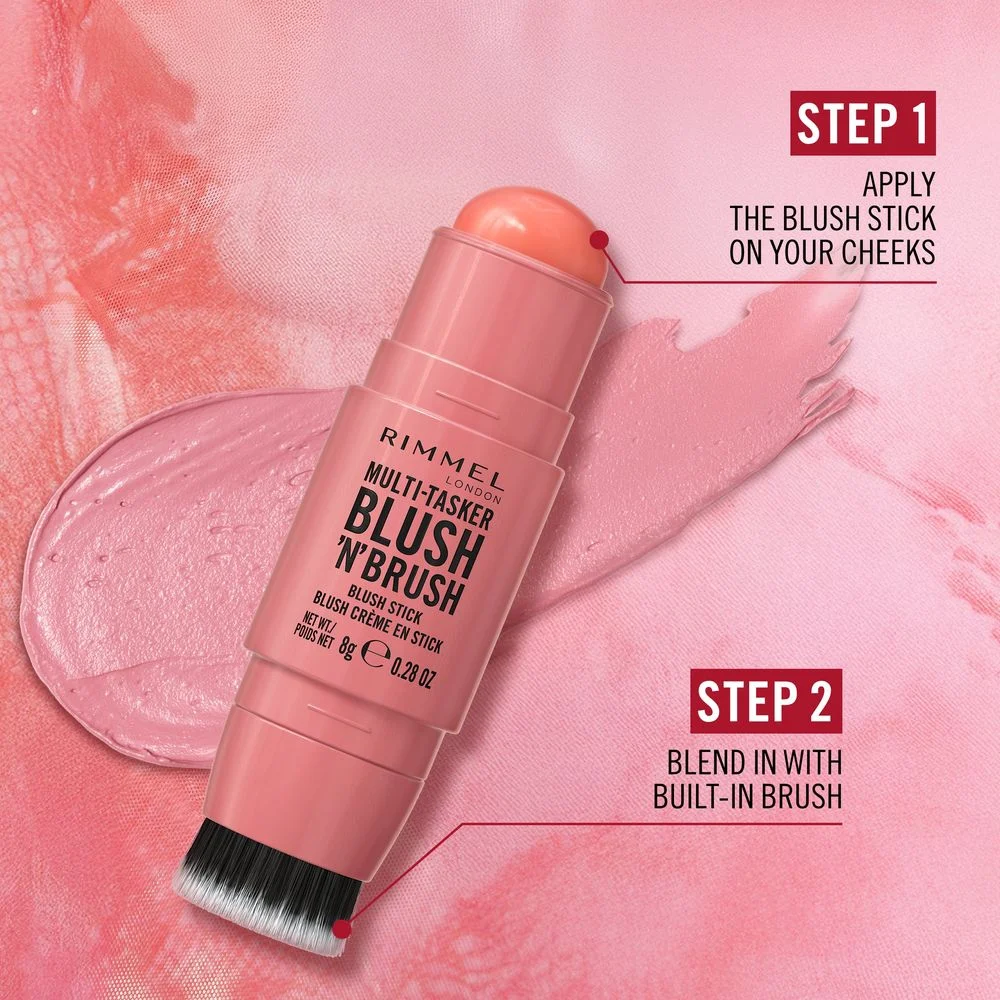 RIMMEL MT BRUSH'N BRUSH STICK