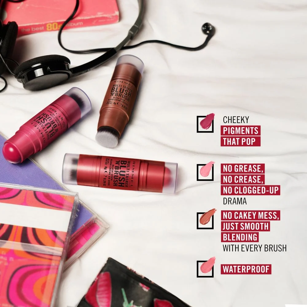 RIMMEL MT BRUSH'N BRUSH STICK