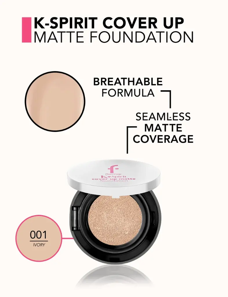 FLORMAR K-Spirit Cover Up Matte Finish Foundation