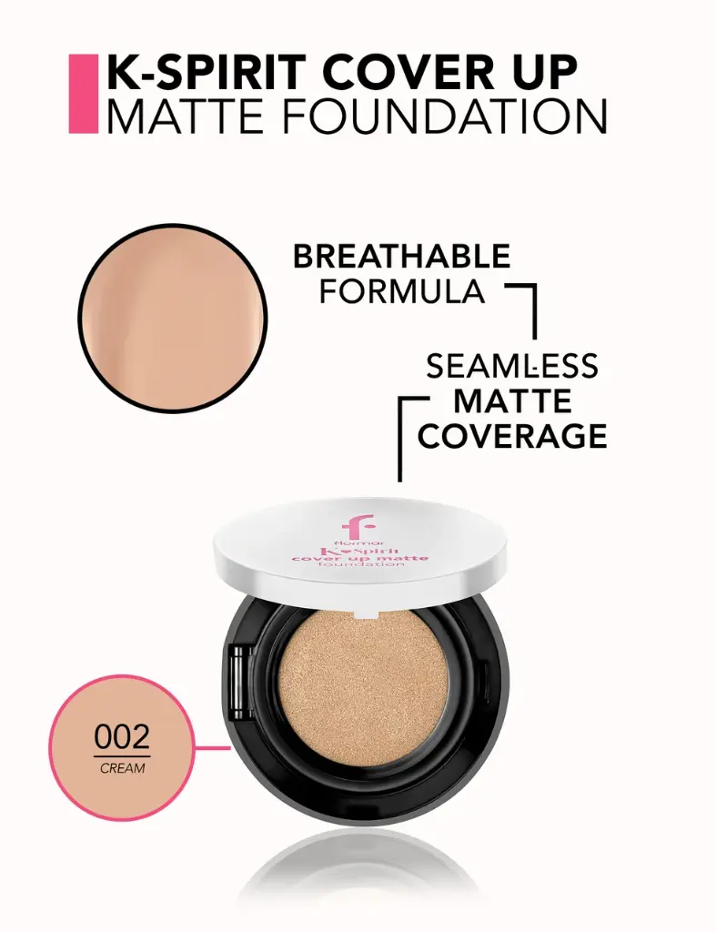 FLORMAR K-Spirit Cover Up Matte Finish Foundation