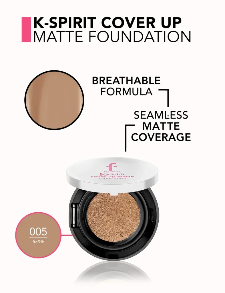 FLORMAR K-Spirit Cover Up Matte Finish Foundation