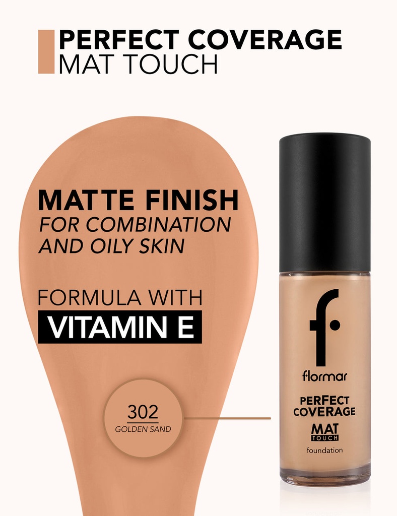 FLORMAR Mat Touch Foundation – New