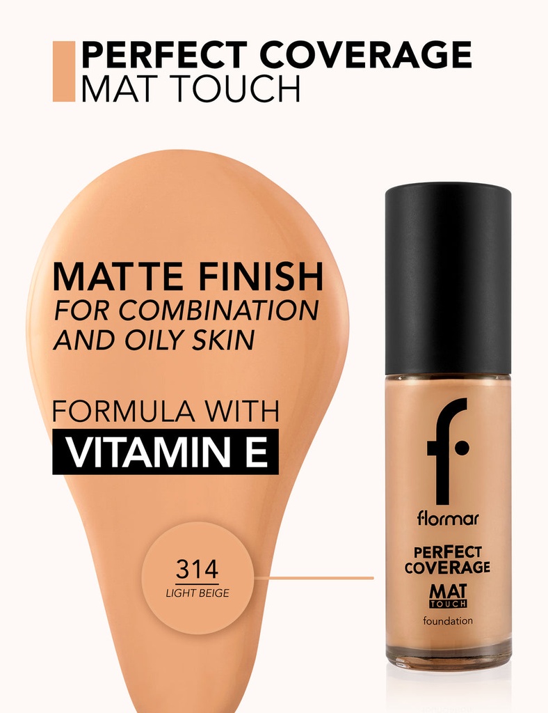 FLORMAR Mat Touch Foundation – New