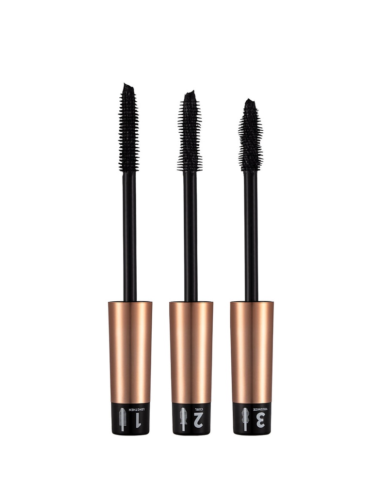 FLORMAR TRIPLE ACTION MASCARA BALCK