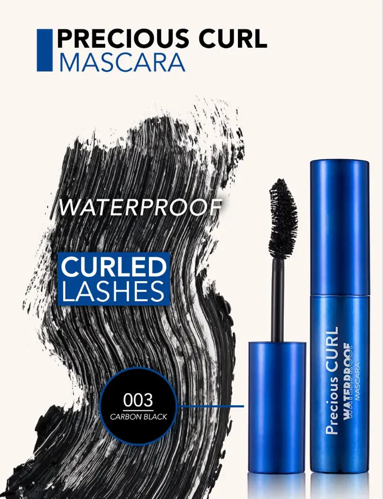 FLORMAR PRECIOUS CURL MASCARA BLACK WP