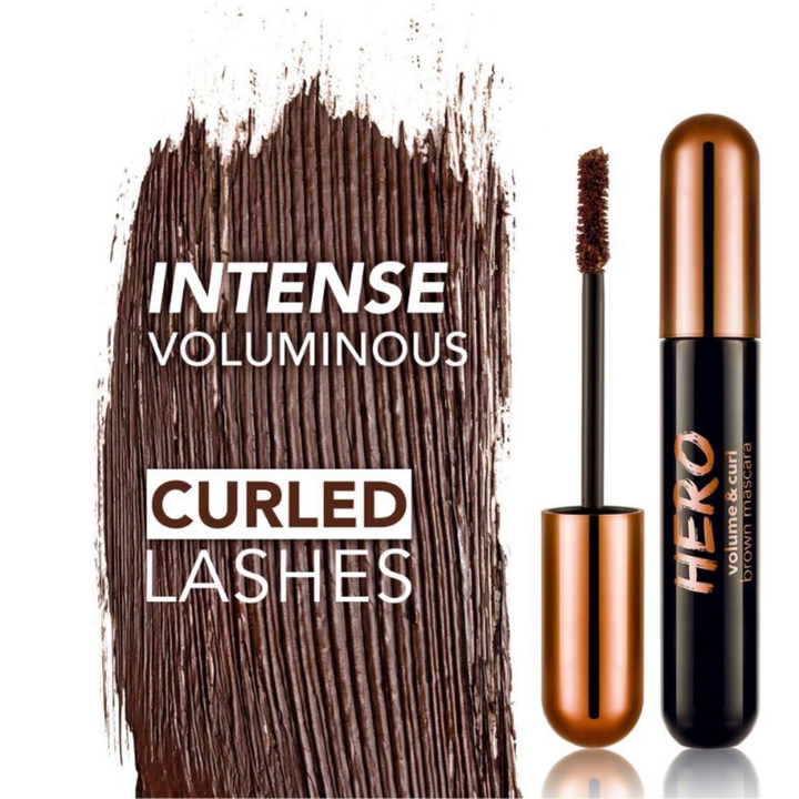 FLORMAR Hero Volume & Curl Mascara BROWN