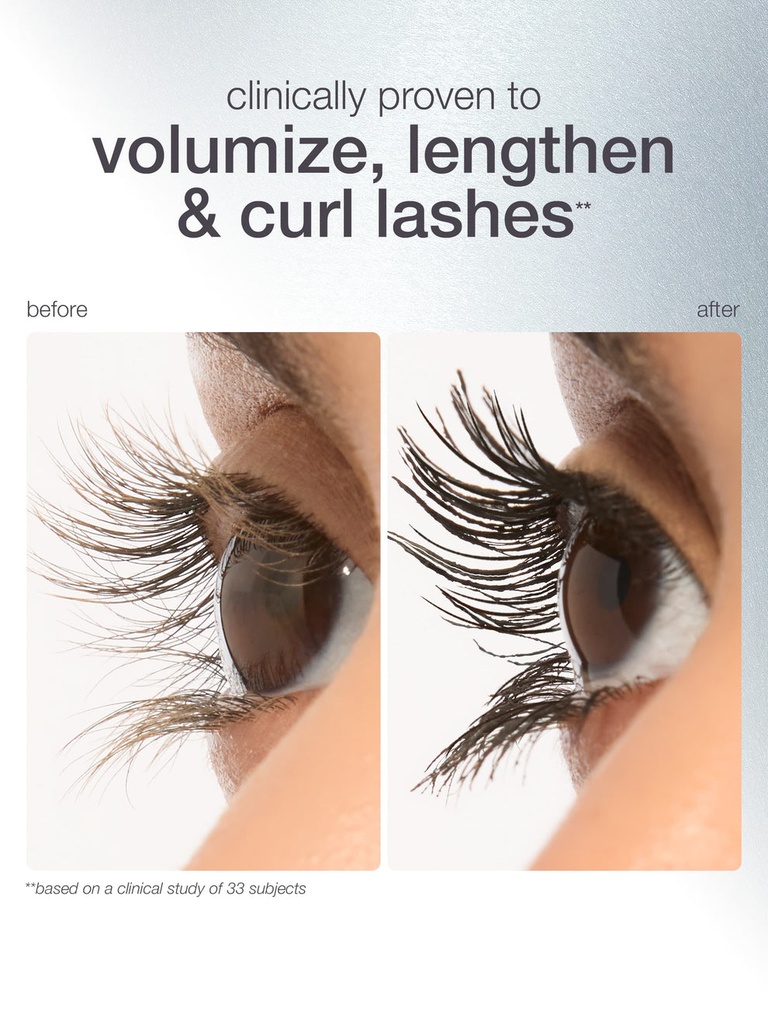TARTE Lights, Camera, Lashes Volumizing Platinum Mascara | Black |