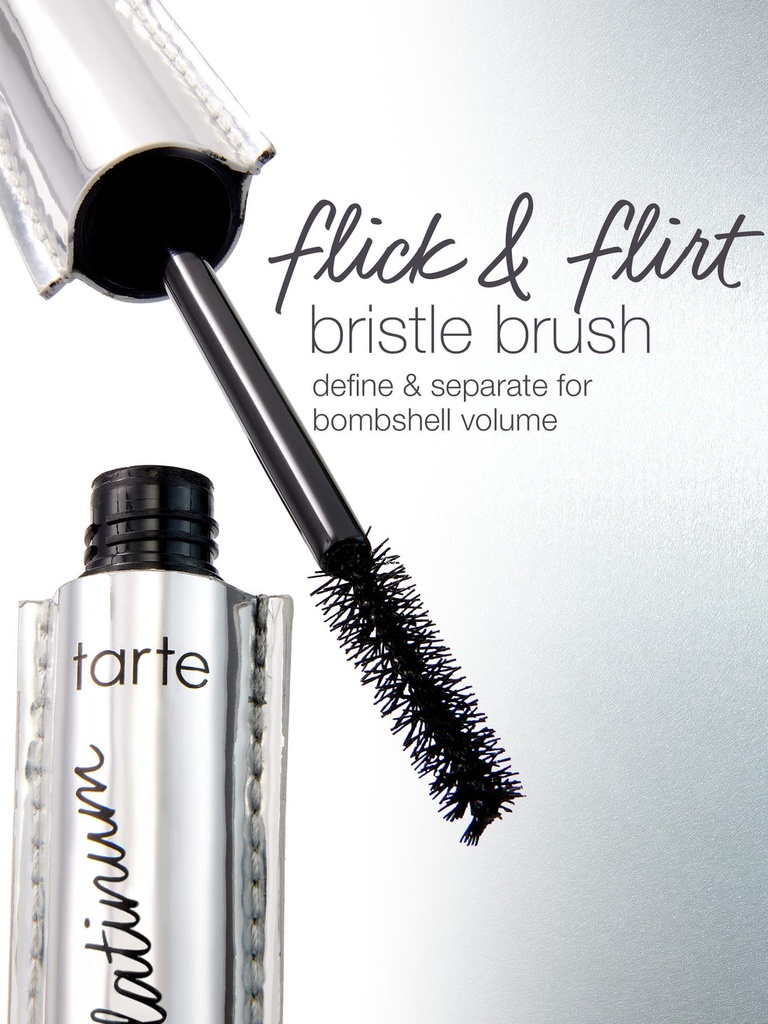 TARTE Lights, Camera, Lashes Volumizing Platinum Mascara | Black |