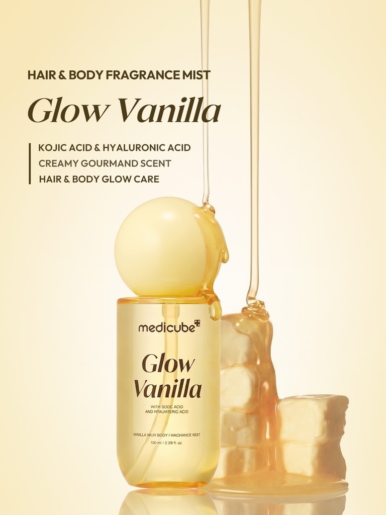 MEDICUBE GLOW VANILLA HAIR BODY FRAGRANCE MIST 100 MLo