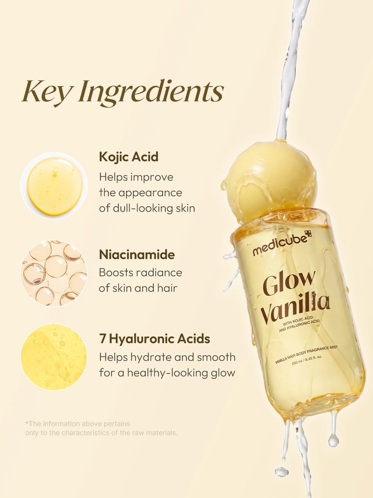 MEDICUBE GLOW VANILLA HAIR BODY FRAGRANCE MIST 100 ML