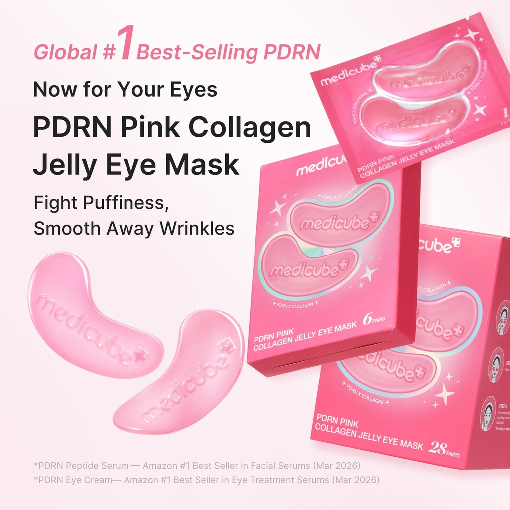 MEDICUBE PDRN PINK COLLAGEN JELLY EYE MASK