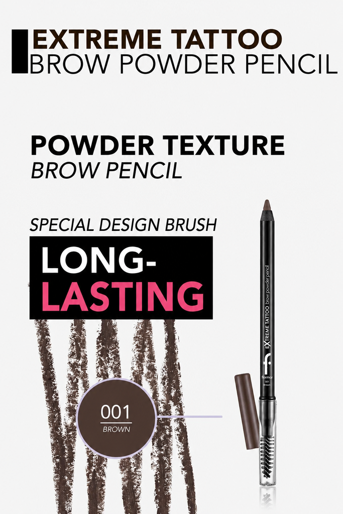 FLORMAR Extreme Tattoo Brow Powder Pencil