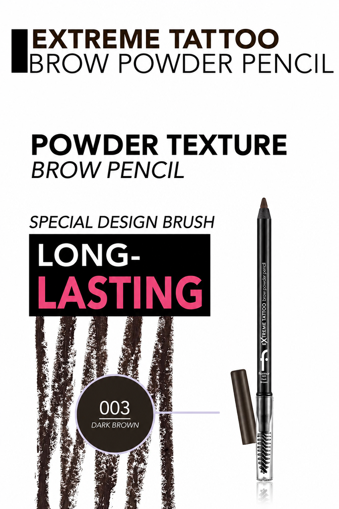 FLORMAR Extreme Tattoo Brow Powder Pencil