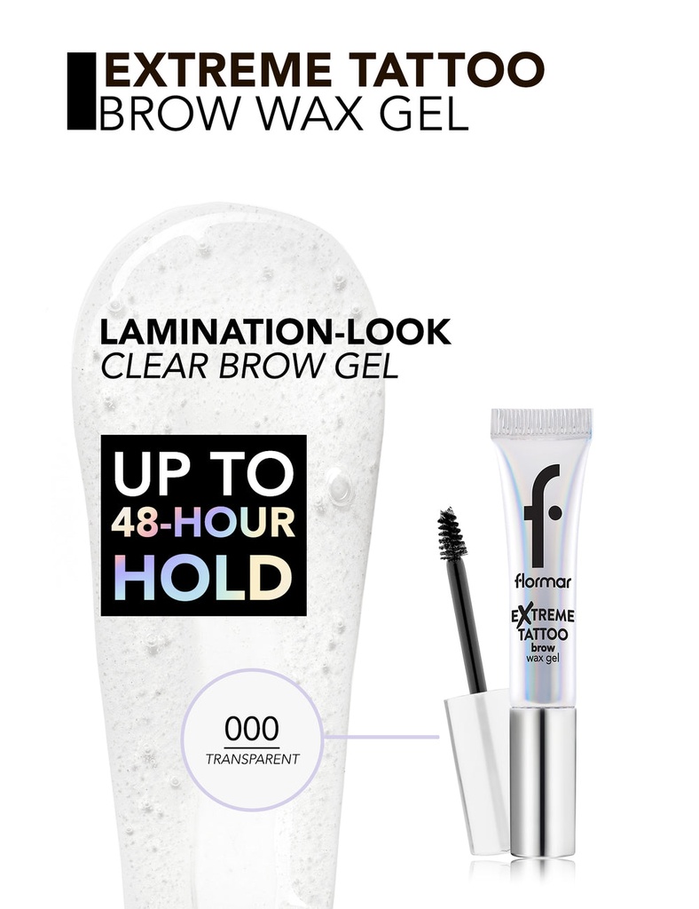 FLORMAR Extreme Tattoo Brow Wax Gel