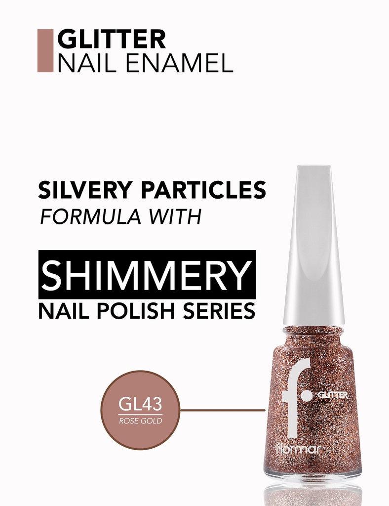 FLORMAR GLITTER NAIL ENAMEL 