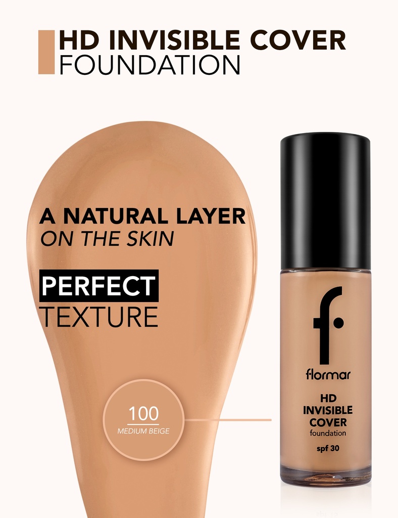 FLORMAR Invisible Cover Hd Foundation
