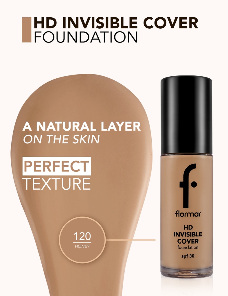 FLORMAR Invisible Cover Hd Foundation