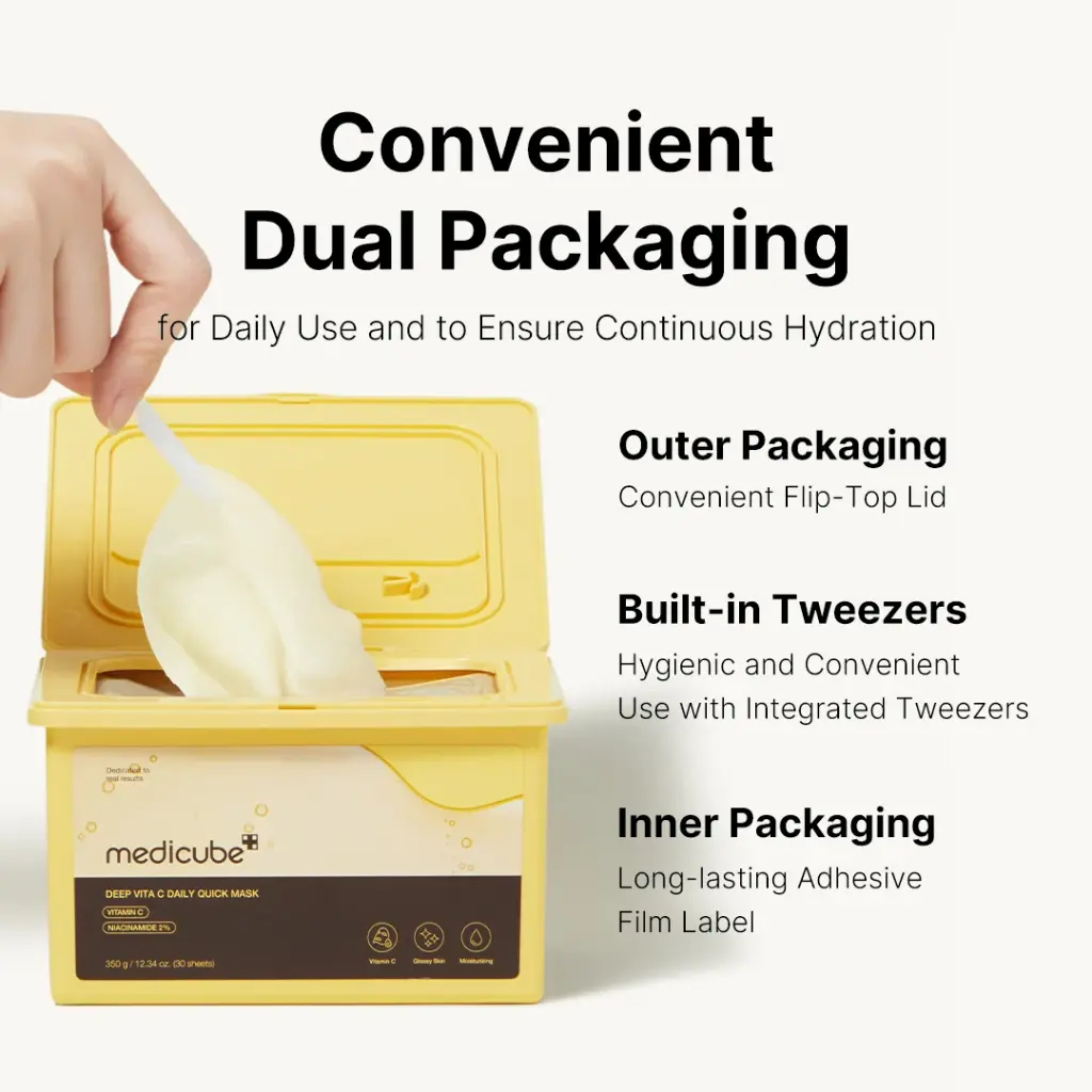 MEDICUBE DEEP VITA C DAILY QUICK MASK