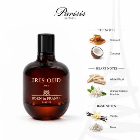 Parisis Born In France Iris Oud Eau De Parfum 100 ml