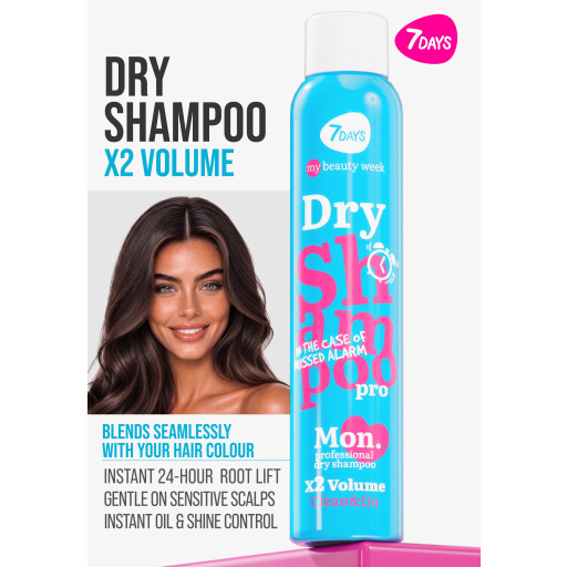 7 DAYS DRY SHAMPOO FOR TOTAL CLEANSING X2 VOLUME 200ML