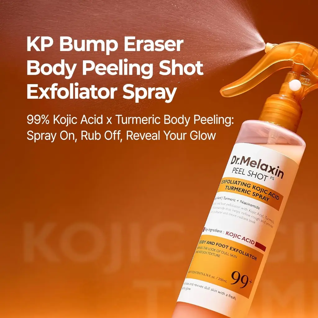 DR MELAXIN PEEL SHOT EXFOLIATING KOJIC ACID TURMERIC SPRAY