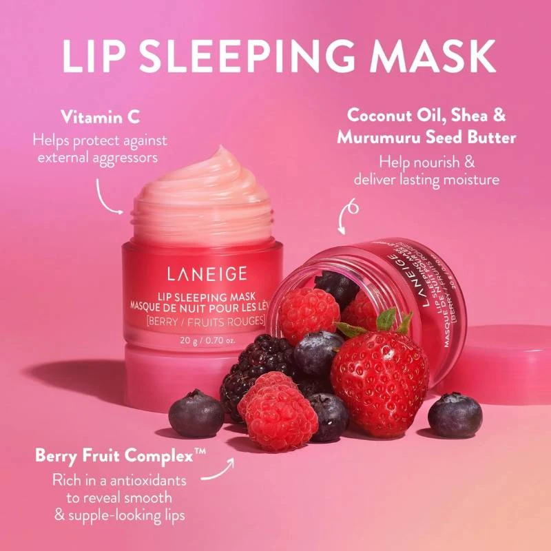 LA NEIGE LIP SLEEPING MASK - BERRY