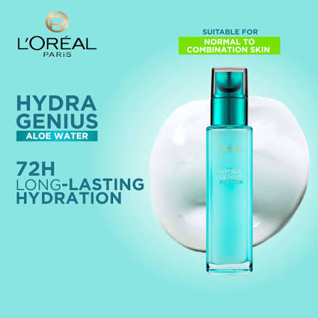 L'OREAL HYDRA GENIUS WATERS NORM-COMB SKIN 70 ML