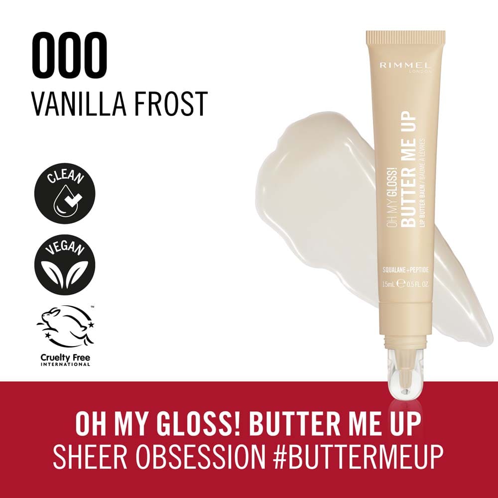 RIMMEL OH MY GLOSS BUTTER ME UP LIP  GLOSS