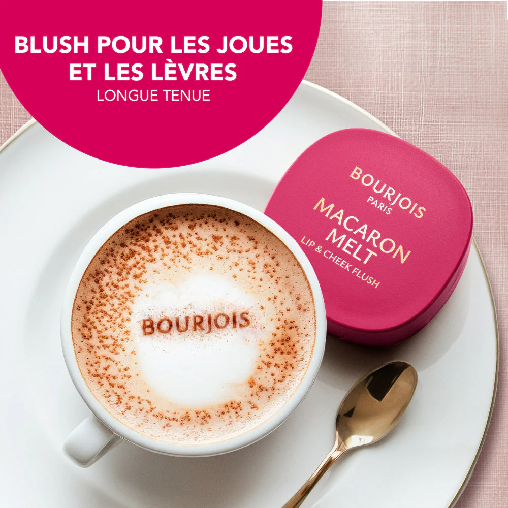 BOURJOIS BLUSH MACARON MELT LIP& CHEEK FLUSH